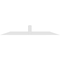Ekena Millwork Portland Architectural Grade PVC Gable Bracket, 72"W x 12"H x 4"D x 4"F, 4/12 Pitch GBP072X12X0404POR00 - alternate 2
